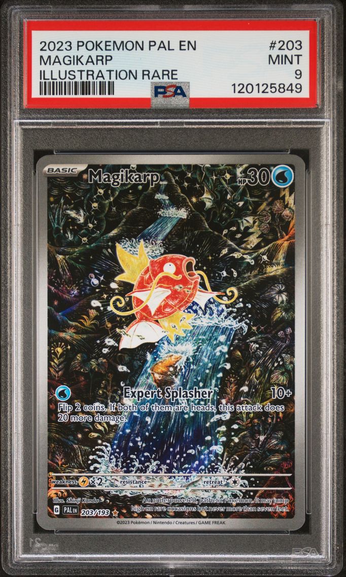2023 #203 Magikarp PSA 9 Pal EN-Paldea Evolved