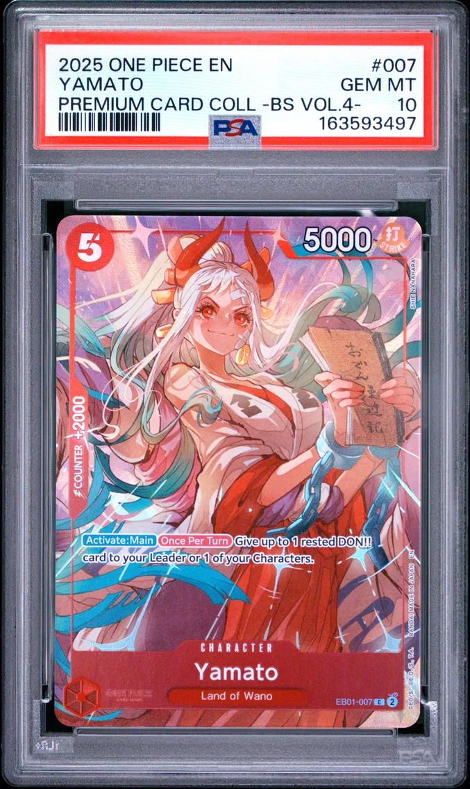 2025 #007 Yamato PSA 10 One Piece Premium Card Collection -Best Selection Vol.4 -
