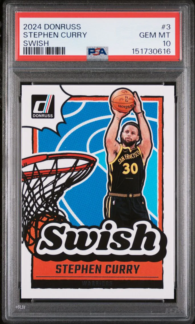 2024 #3 Stephen Curry PSA 10 Panini Donruss Swish