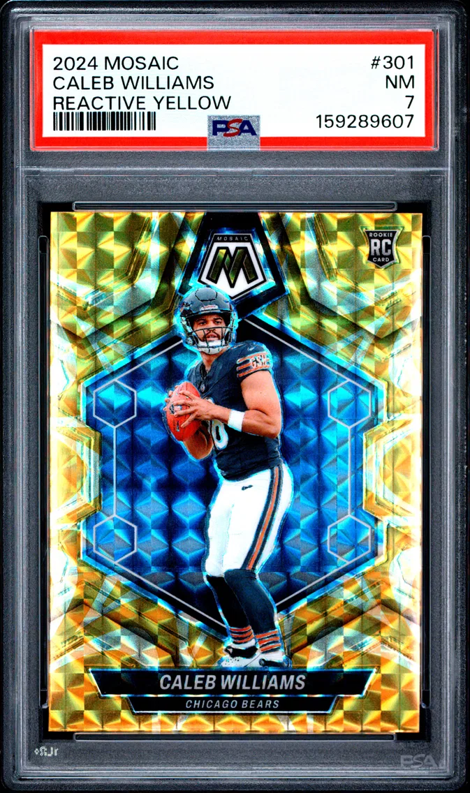 2024 #301 Caleb Williams PSA 7 Panini Mosaic