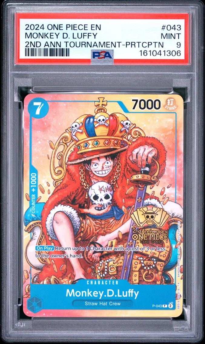 2024 #043 Monkey D. Luffy PSA 9 One Piece Promos