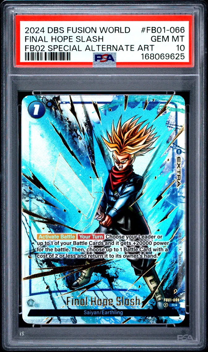 2024 #FB01-066 Final Hope Slash PSA 10 Dragon Ball Super Card Game Fusion World Blazing Aura