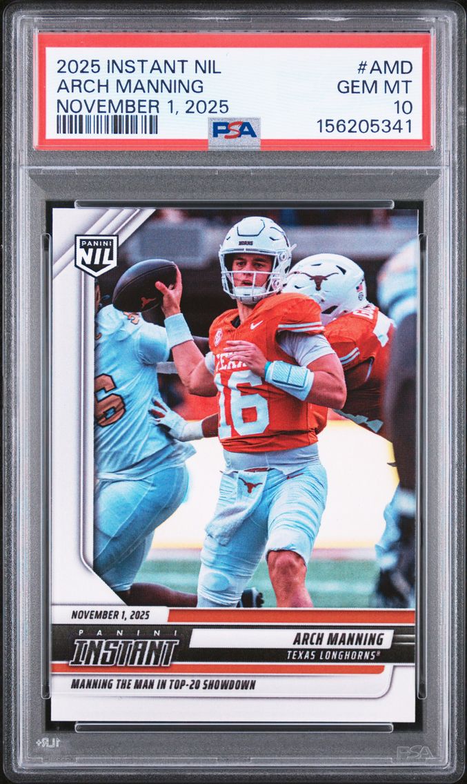 2025 #AMD Arch Manning PSA 10 Pa