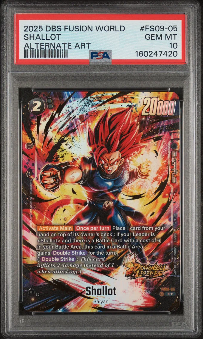 2025 #FS09-05 Shallot PSA 10 Dragon Ball Super Card Game Fusion World Starter Deck EX Shallot