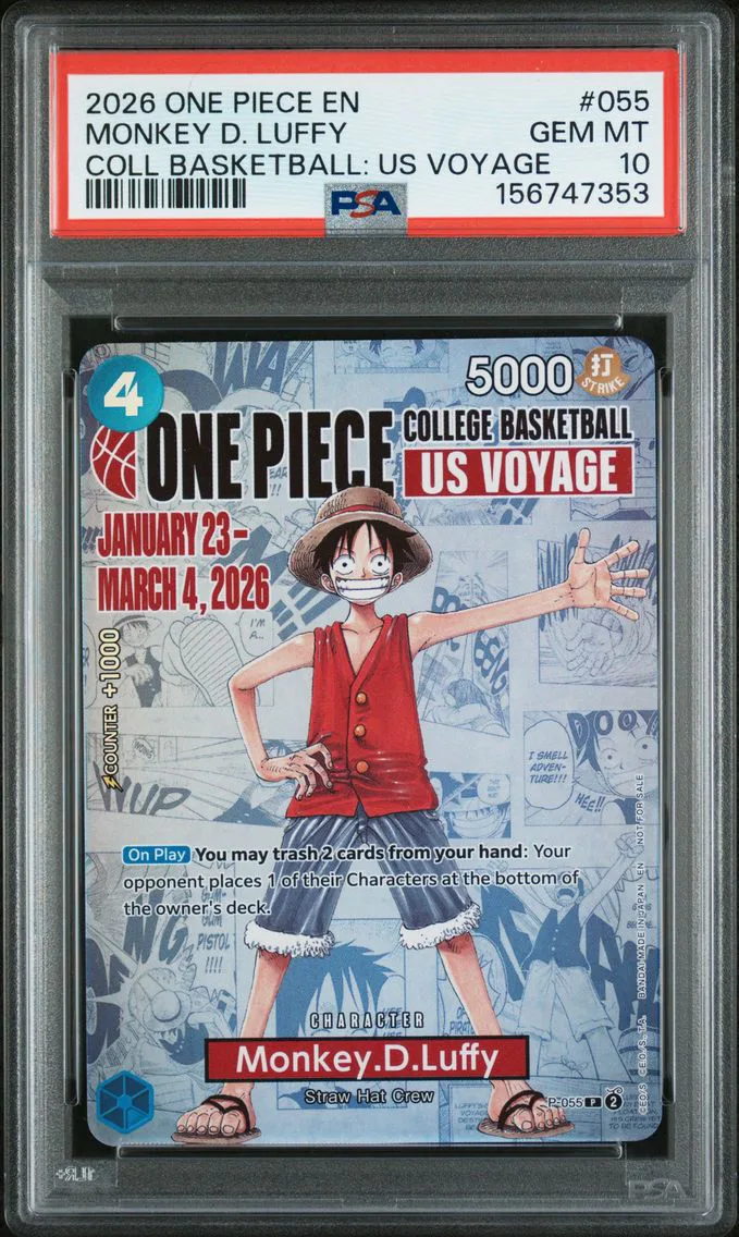 2026 #055 Monkey D. Luffy PSA 10 One Piece Promos
