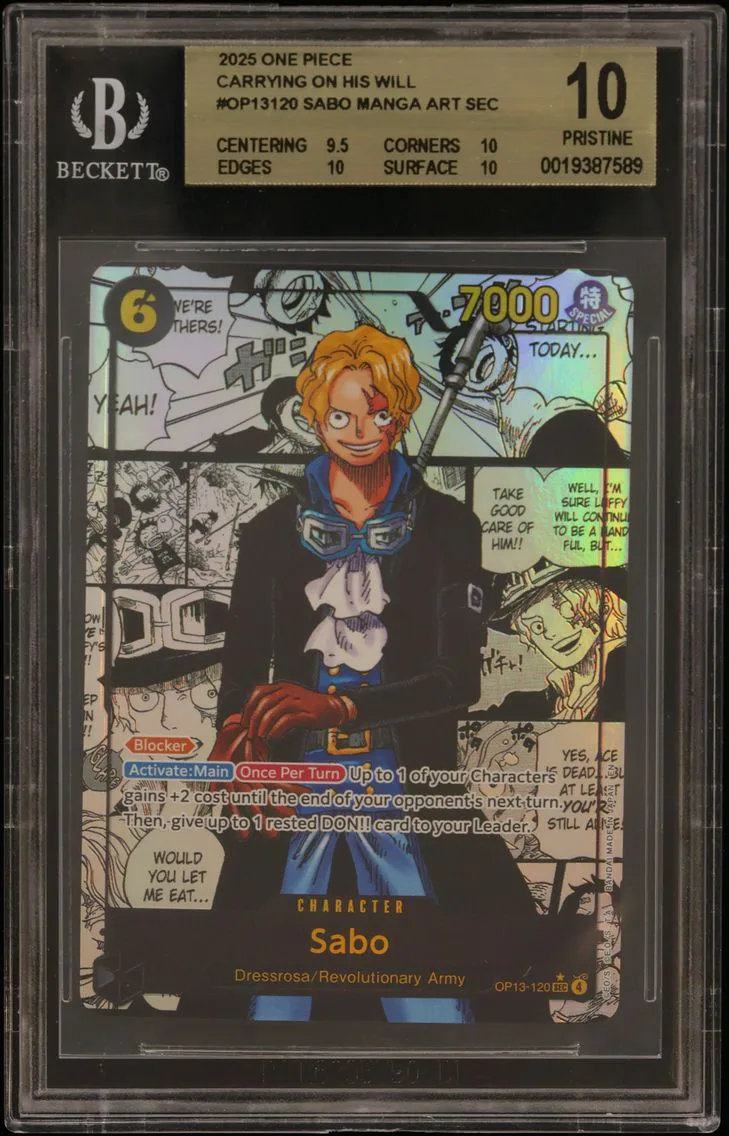 2025 #OP13120 Sabo MANGA ART SEC