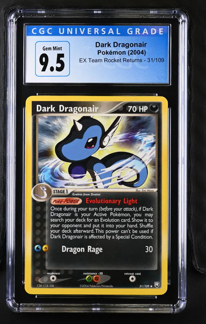 2004 #31 Dark Dragonair CGC 10 EX Team Rocket Returns - English