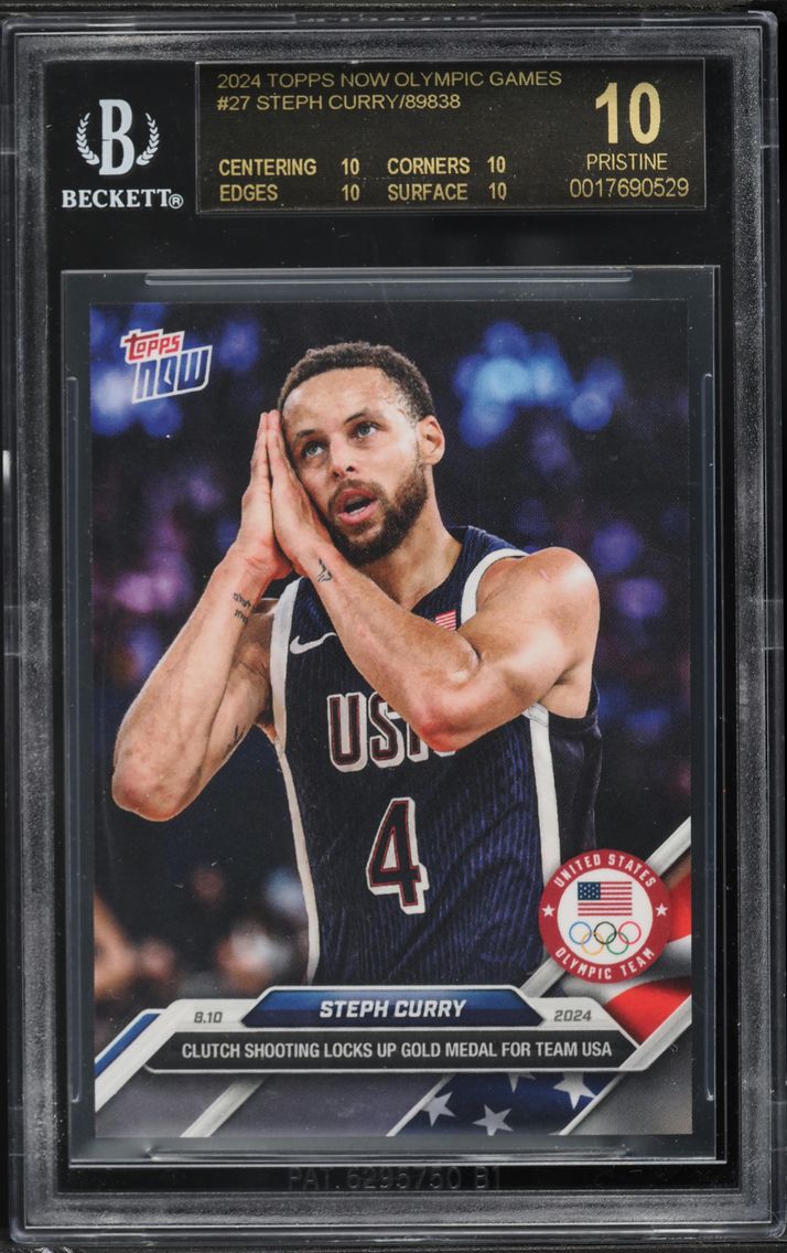 2024 #27 Steph Curry BGS 10 Blac