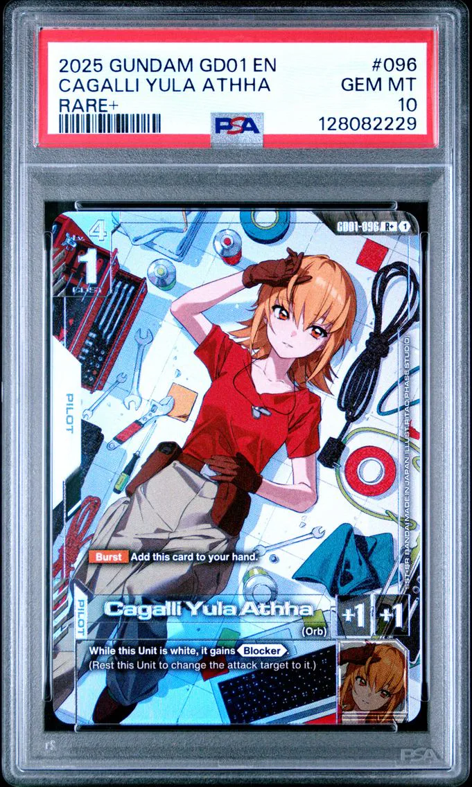 2025 #096 Cagalli Yula Athha PSA 10 Gundam Newtype Rising