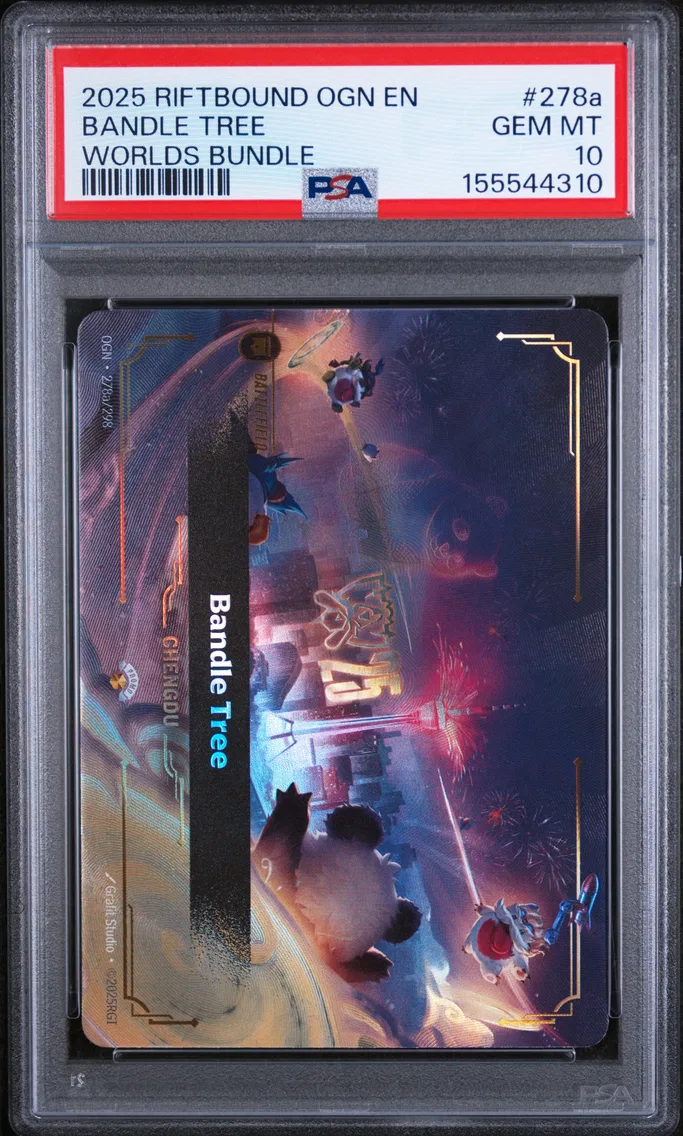2025 #278a Bandle Tree PSA 10 Riftbound: League of Legends Ogn-Origins