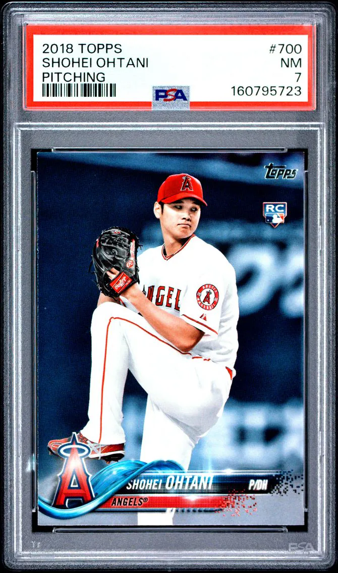 2018 #700 Shohei Ohtani PSA 7 Topps
