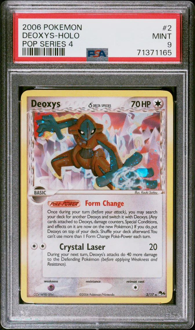 2006 #2 Deoxys-Holo PSA 9 Pop Series 4