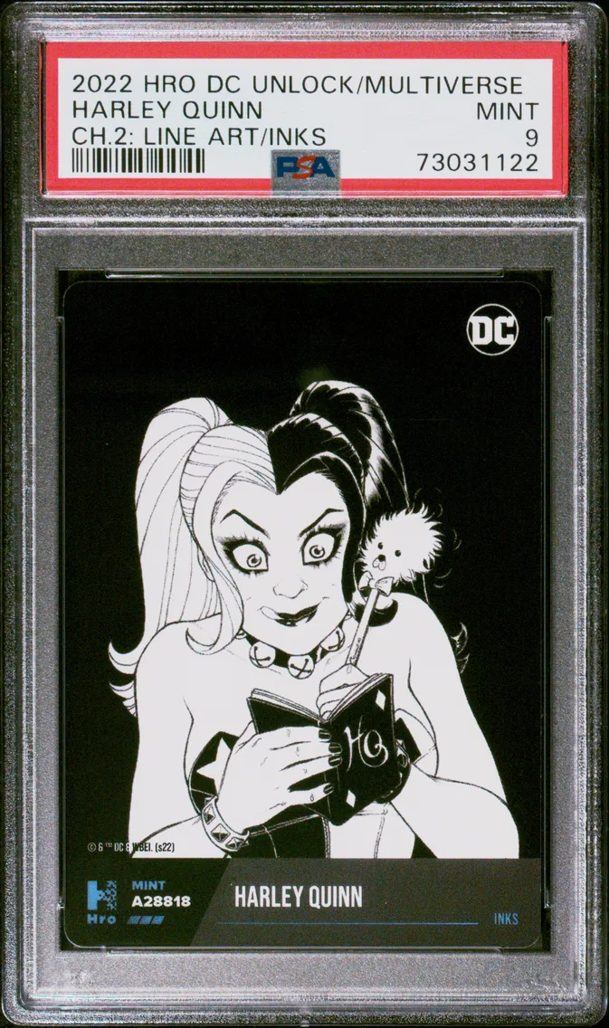 2022 #NA Harley Quinn PSA 9 Hro DC Unlock the Multiverse Chapter 2