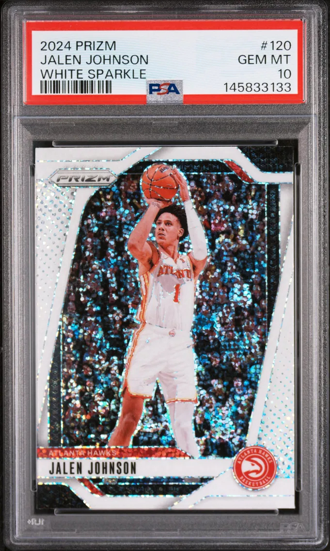 2024 #120 Jalen Johnson PSA 10 Panini Prizm