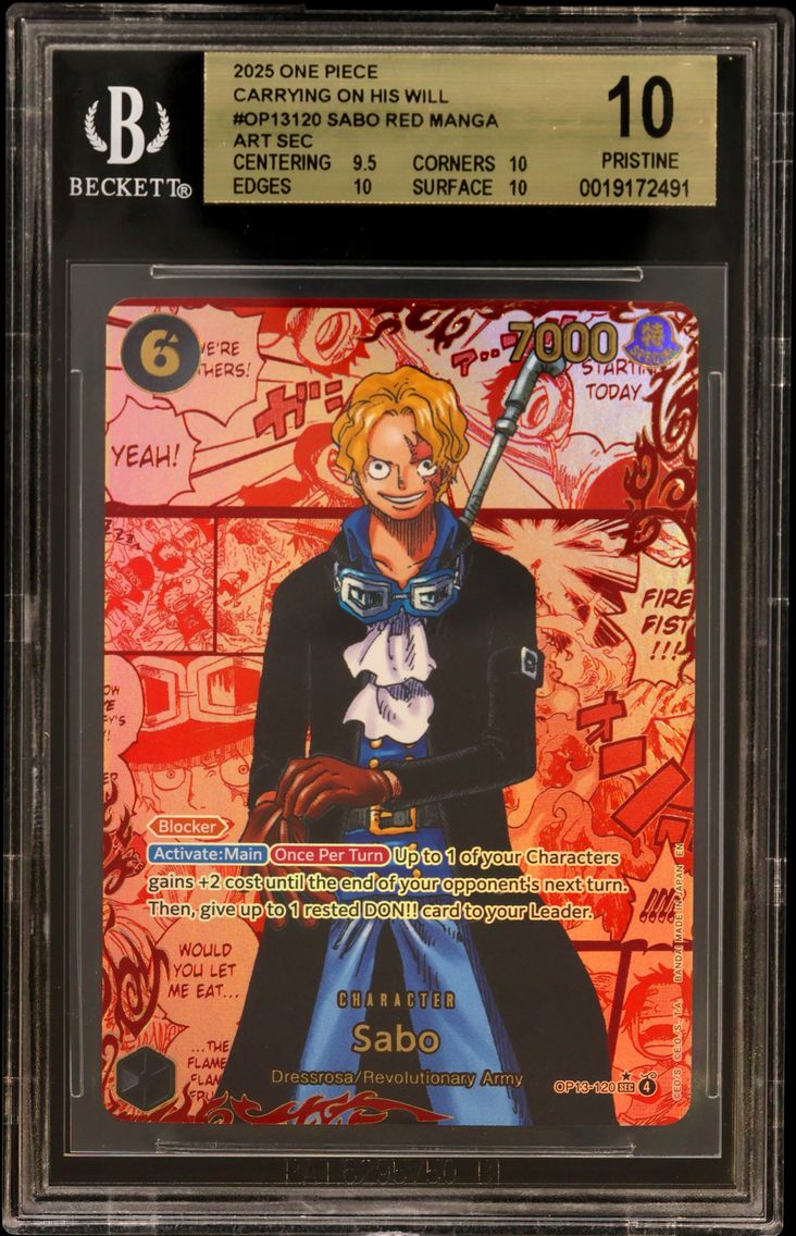 2025 #OP13120 Sabo RED MANGA ART