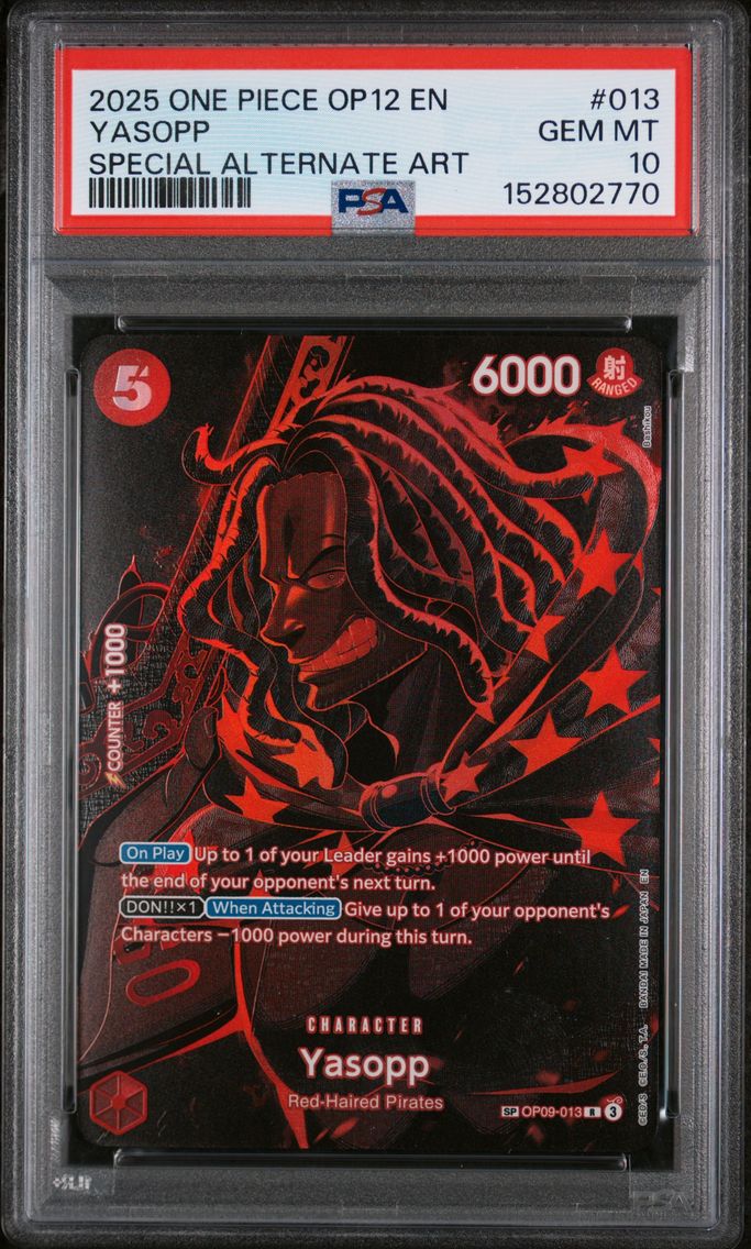 2025 #013 Yasopp PSA 10 One Piec