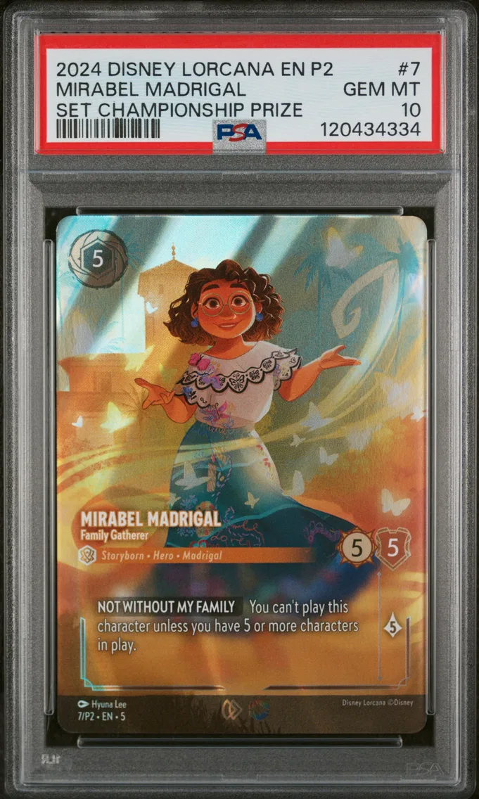 2024 #7 Mirabel Madrigal - Family Gatherer PSA 10 Disney Lorcana EN P2-Promo