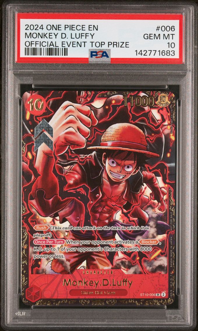 2024 #006 Monkey D. Luffy PSA 10