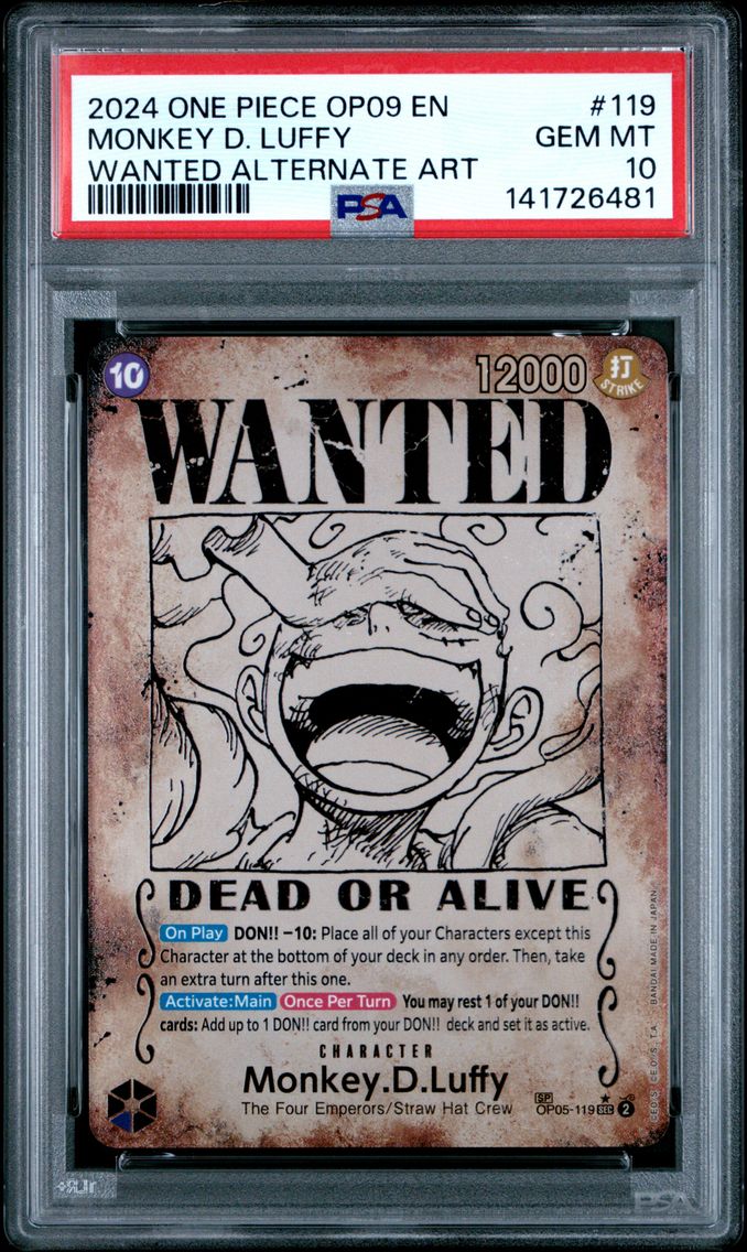 2024 #119 Monkey D. Luffy PSA 10