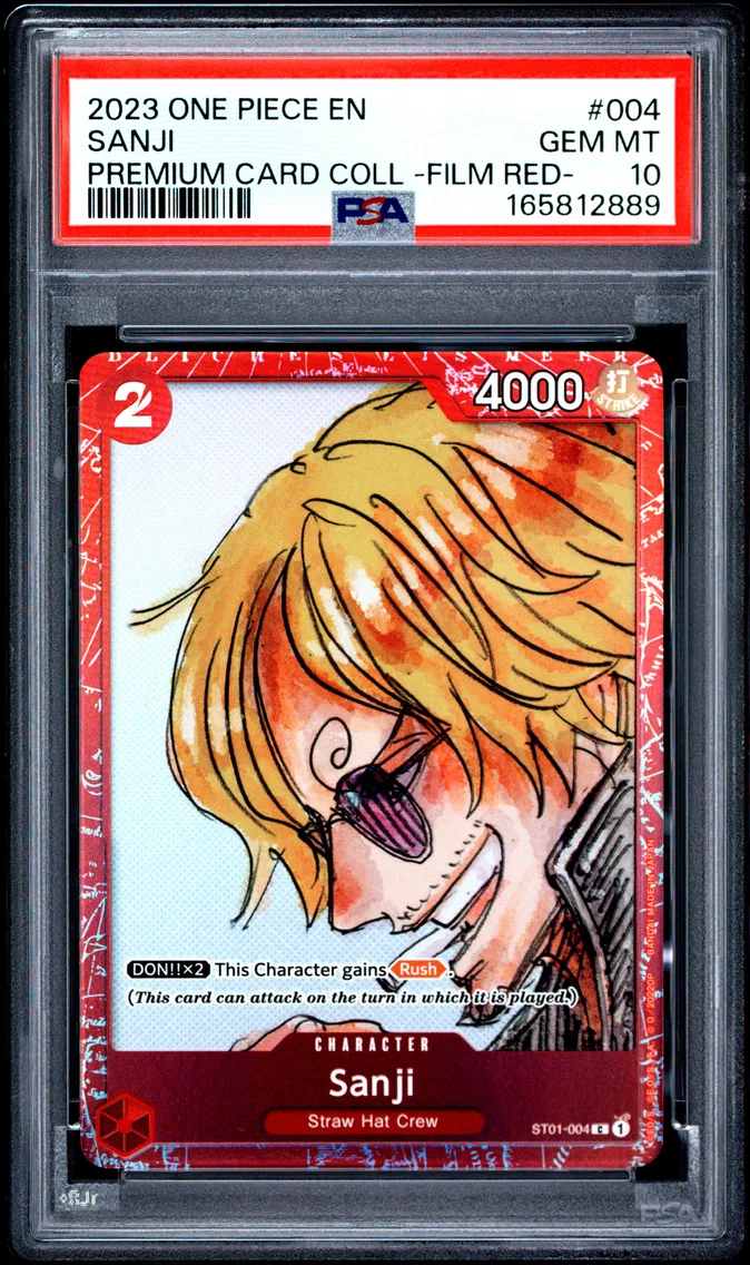 2023 #004 Sanji PSA 10 One Piece Premium Card Collection -One Piece Film Red-