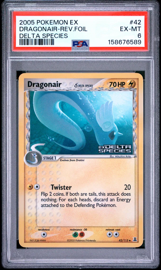 2005 #42 DRAGONAIR-REV.FOIL PSA 6 EX Delta Species