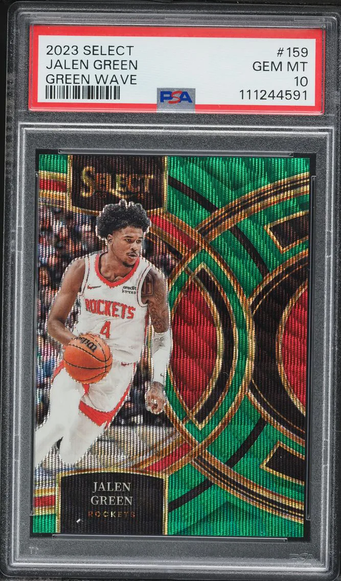 2023 #159 Jalen Green PSA 10 Panini Select Basketball