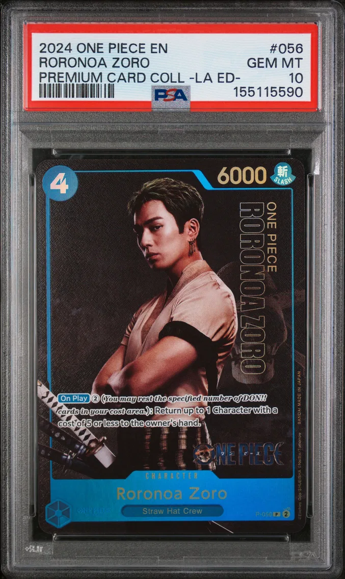 2024 #056 Roronoa Zoro PSA 10 One Piece Premium Card Collection -Live Action Edition-
