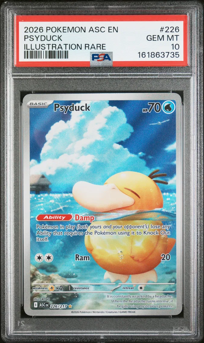 2026 #226 Psyduck PSA 10 Asc EN-Ascended Heroes