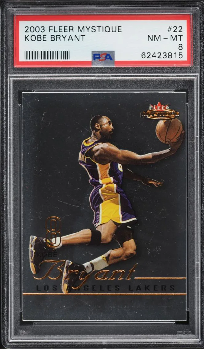 2003 #22 Kobe Bryant PSA 8 Fleer Mystique