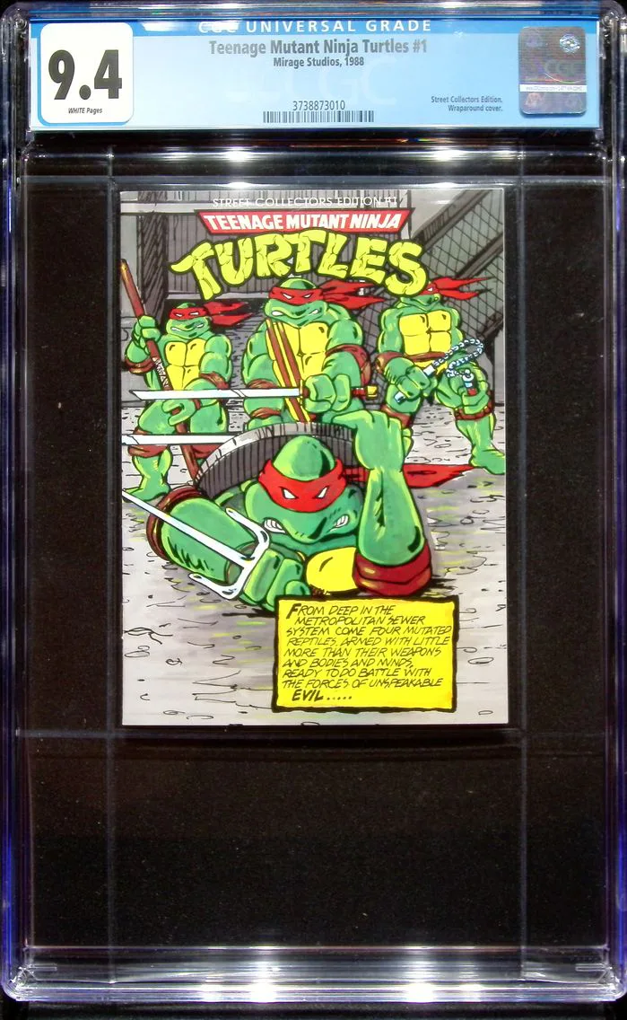 1988 Teenage Mutant Ninja Turtles #1 CGC 9.4 Mirage Studios