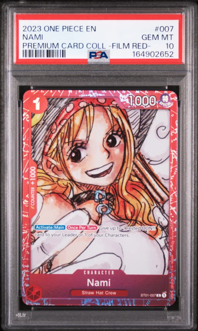 2023 #007 Nami PSA 10 One Piece Premium Card Collection -One Piece Film Red-