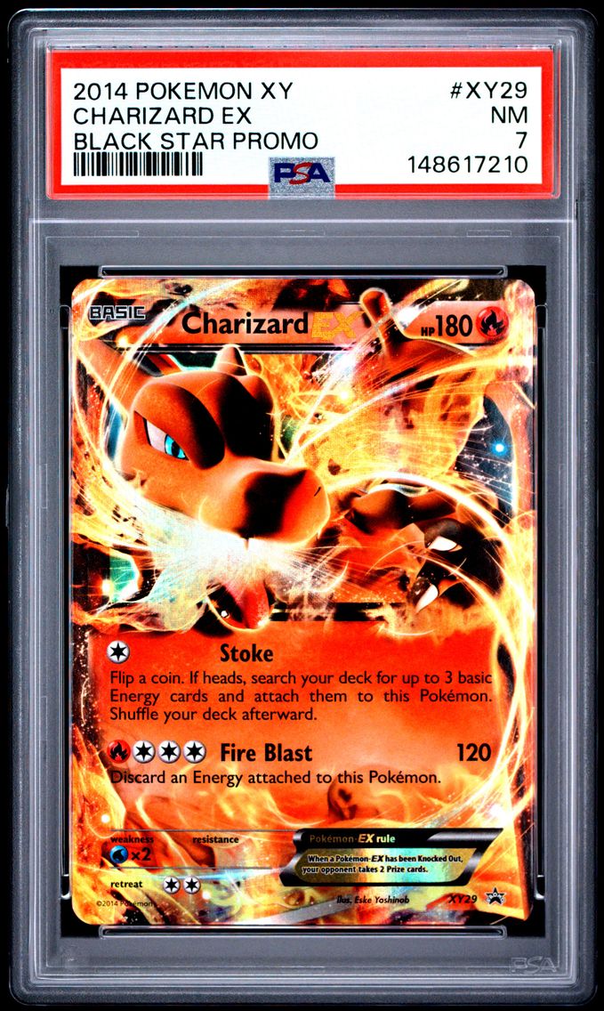 2014 #XY29 Charizard EX PSA 7 XY Black Star Promo