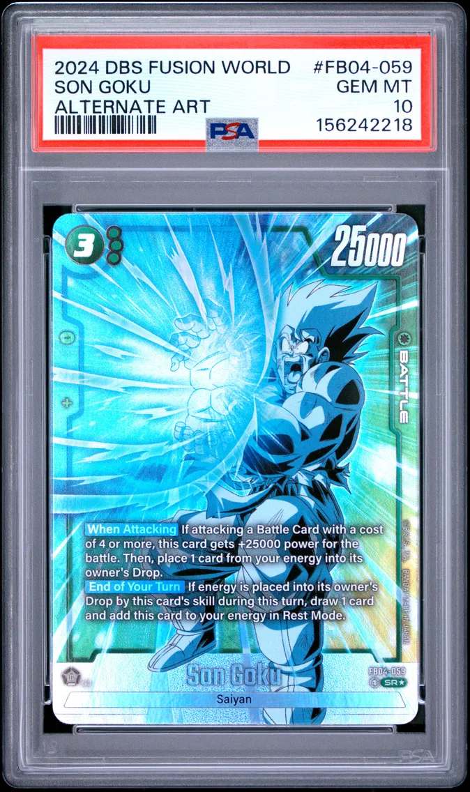 2024 #FB04-059 Son Goku PSA 10 Dragon Ball Super Card Game Fusion World Ultra Limit
