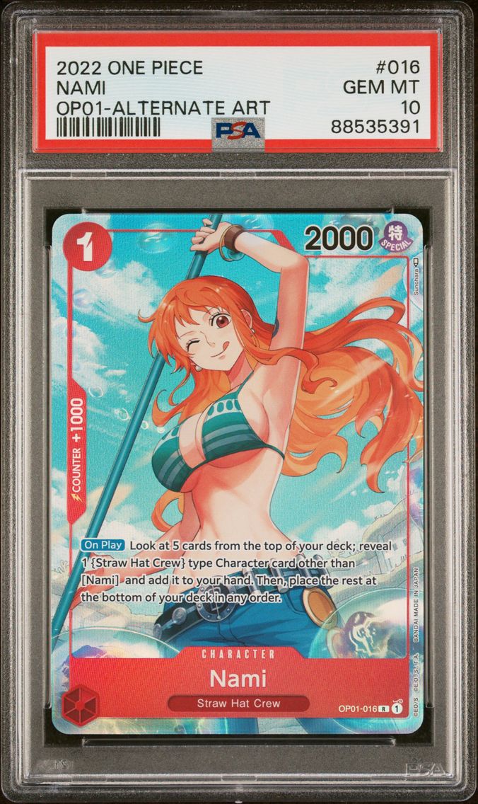 2022 #016 Nami PSA 10 One Piece 