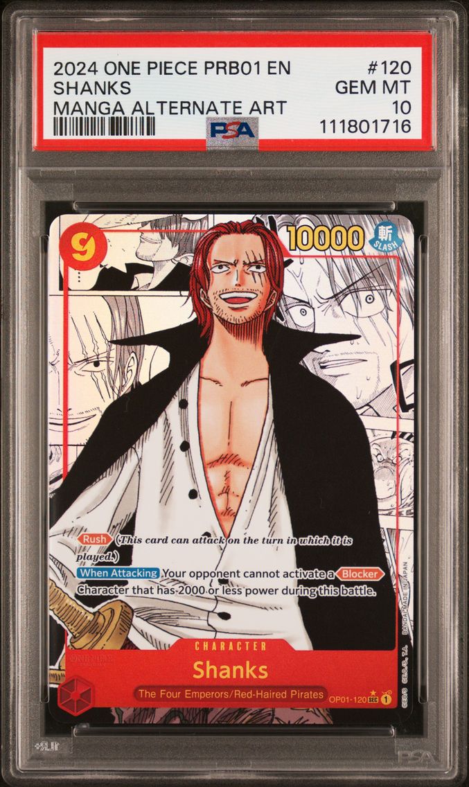 2024 #120 Shanks PSA 10 One Piec