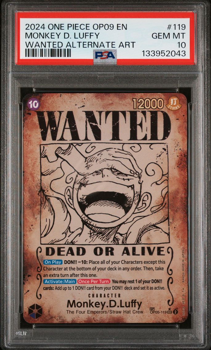 2024 #119 Monkey D. Luffy PSA 10