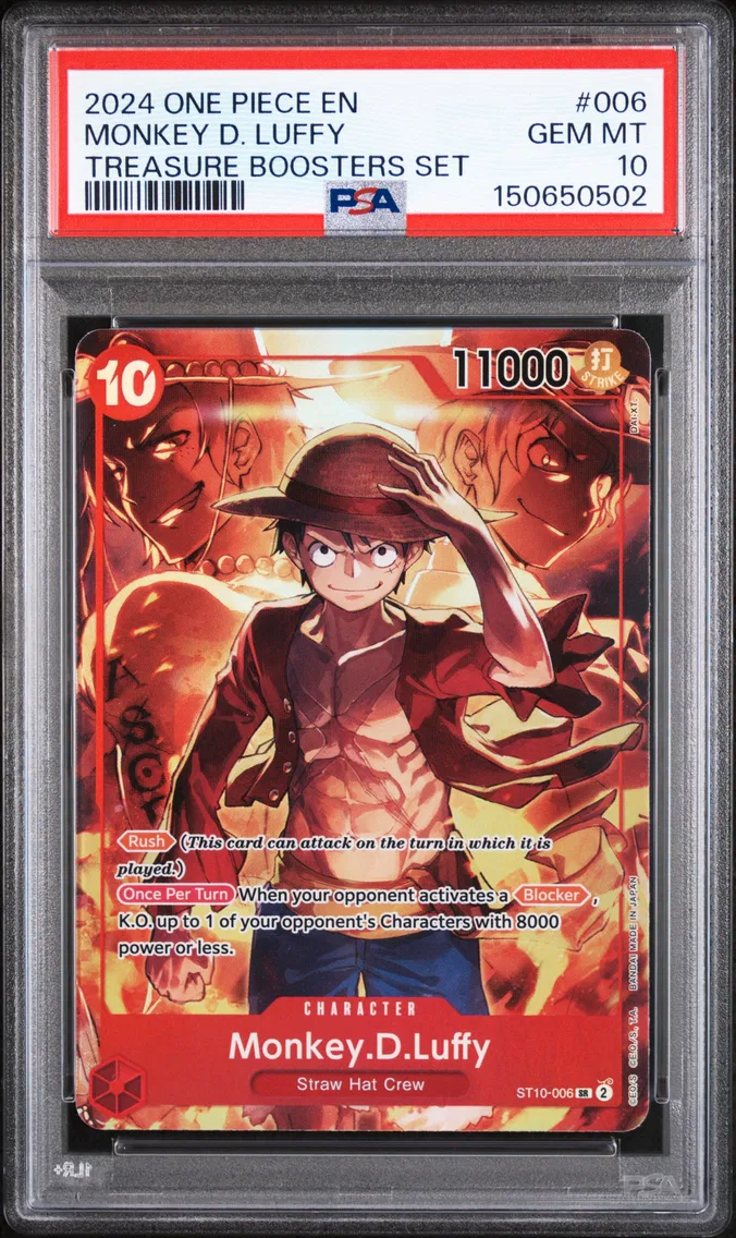 2024 #006 Monkey D. Luffy PSA 10 One Piece Promos