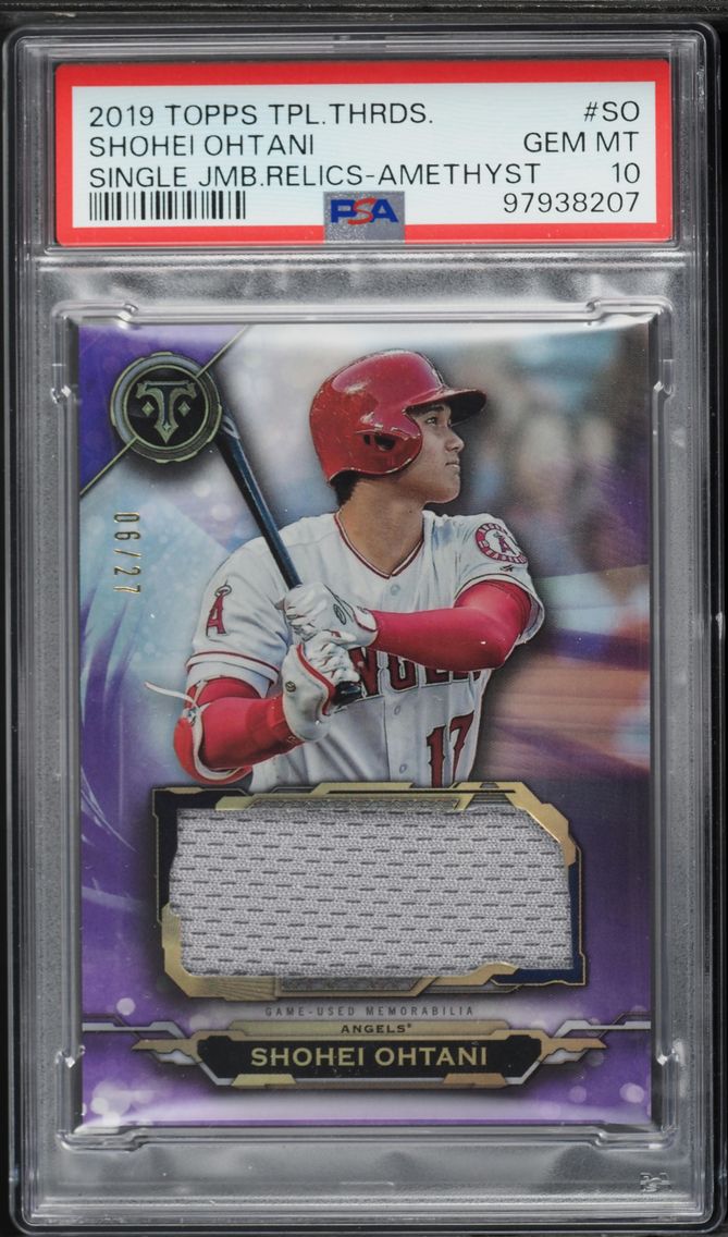 2019 #SO Shohei Ohtani PSA 10 To