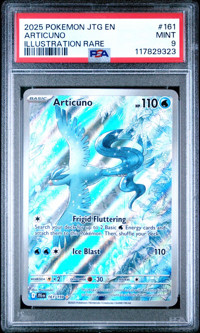2025 #161 Articuno PSA 9 Jtg EN-Journey Together Pokemon