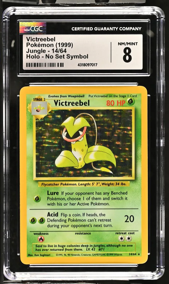 1999 #14 Victreebel CGC 8 Jungle - Unlimited - English