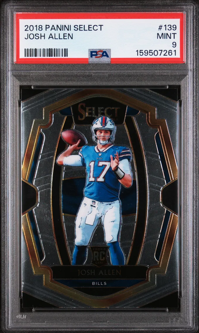 2018 #139 Josh Allen PSA 9 Panini Select