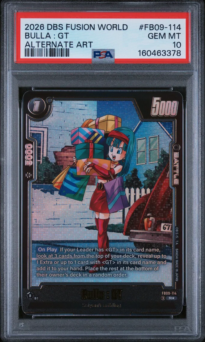 2026 #FB09-114 Bulla : GT PSA 10 Dragon Ball Super Card Game Fusion World Dual Evolution