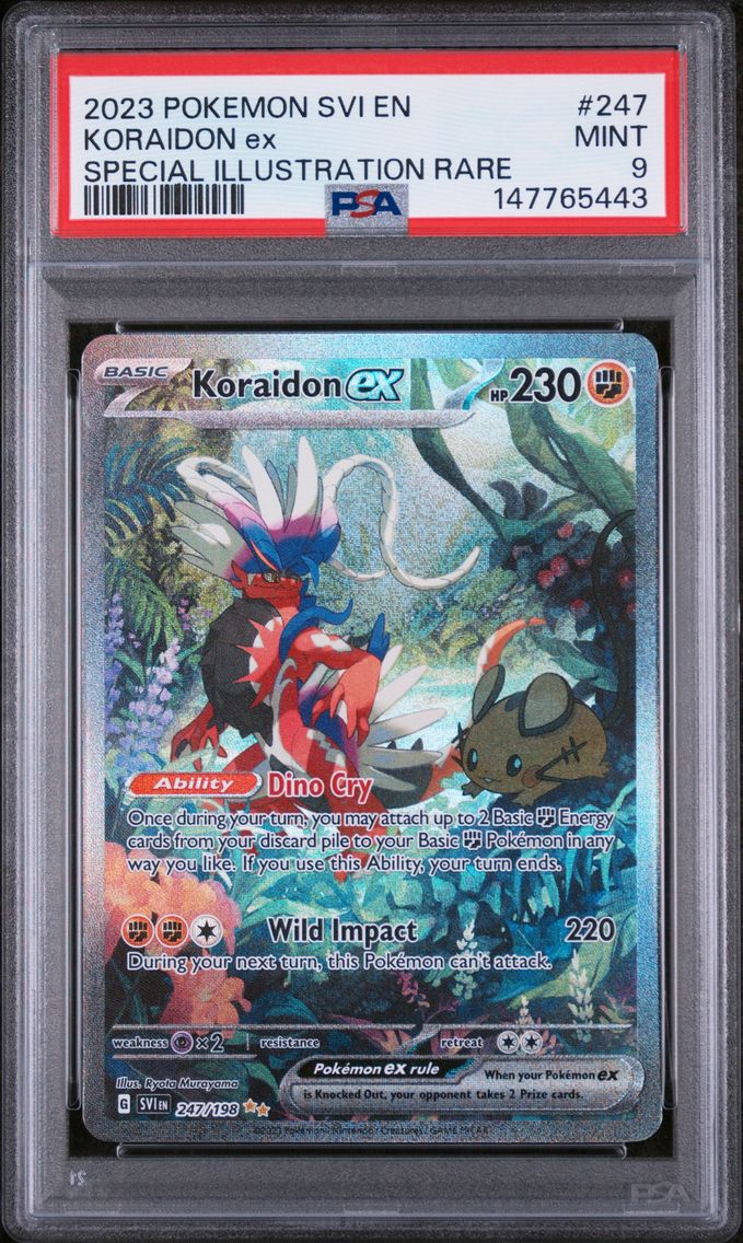 2023 #247 Koraidon EX PSA 9 Svi EN-Scarlet & Violet