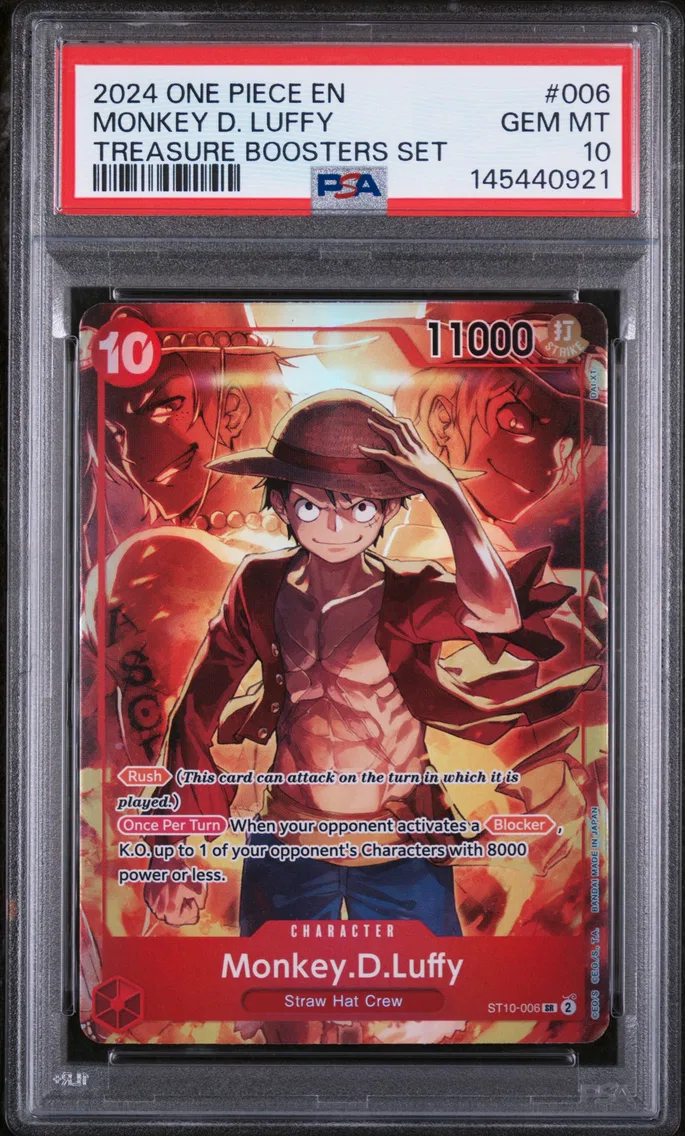 2024 #006 Monkey D. Luffy PSA 10 One Piece Promos
