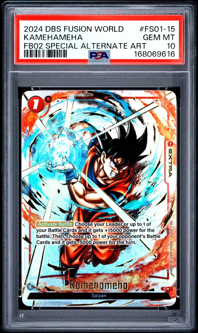 2024 #FS01-15 Kamehameha PSA 10 Dragon Ball Super Card Game Fusion World Blazing Aura