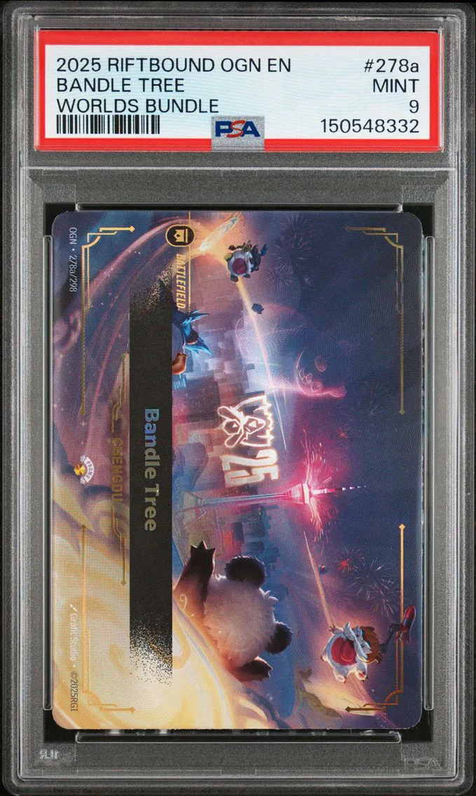 2025 #278a Bandle Tree PSA 9 Riftbound: League of Legends Ogn-Origins
