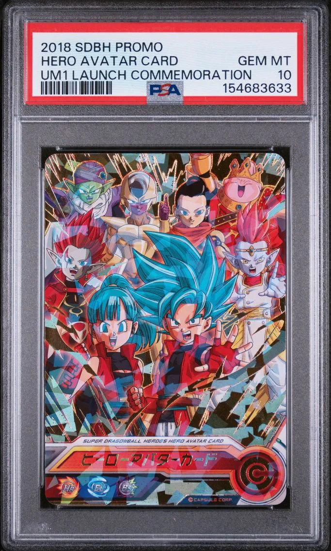 2018 #NA Hero Avatar Card PSA 10 Super Dragon Ball Heroes Promo