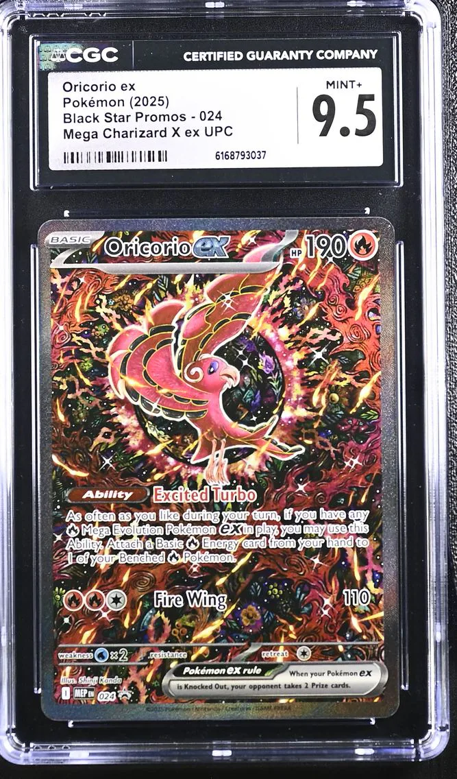 2025 #024 Oricorio ex CGC 9.5 Black Star Promos - Mega Evolution MEP EN - English