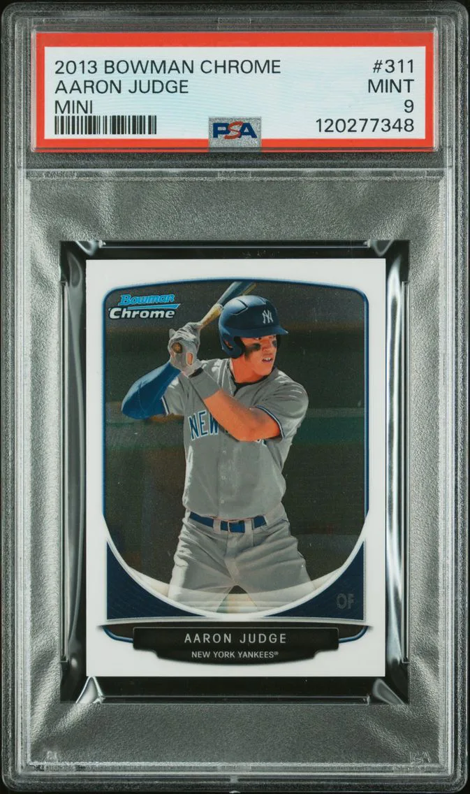 2013 #311 Aaron Judge PSA 9 Bowman Chrome Mini