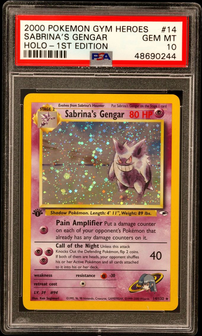2000 #14 Sabrina's Gengar PSA 10